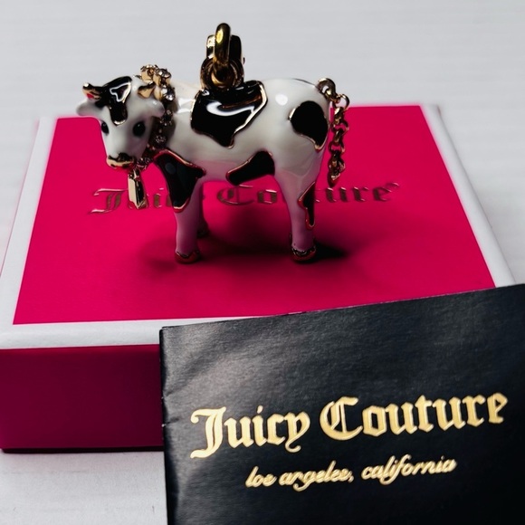 JUICY COUTURE 2013 RARE Cow Charm - Picture 1 of 6